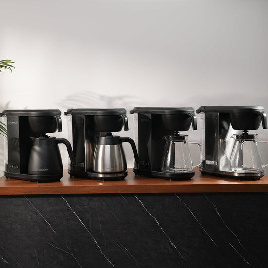 Enthusiast 8-Cup Drip Coffee Brewer with 1.3L Thermal or Glass Carafe