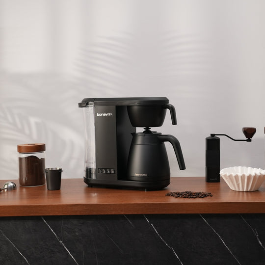 Enthusiast 8-Cup Drip Coffee Brewer with 1.3L Thermal or Glass Carafe