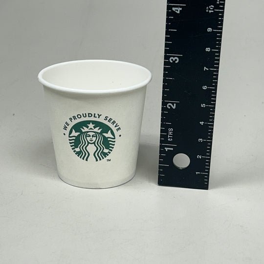 PACTIV EVERGREEN Starbucks (1000 PACK) Paper Cups 4 oz 11095341 (New)