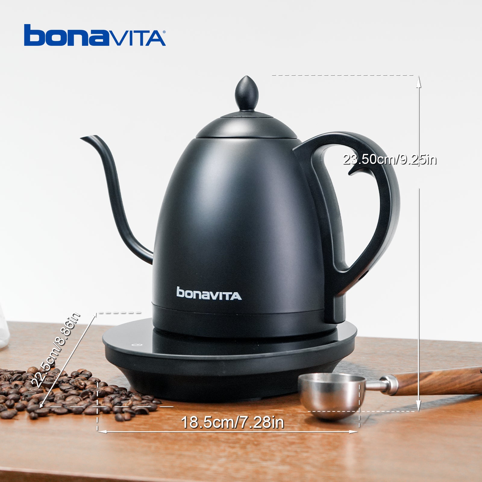 Bonavita Classic 1.0L Gooseneck Precision Temperature Electric Kettle - Thumbnail 5