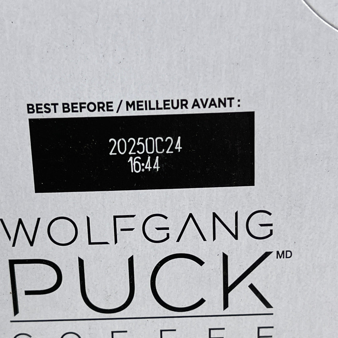 WOLFGANG PUCK (24 PACK) After Dark Decaf Coffee Single Serve Cups BB 10/25