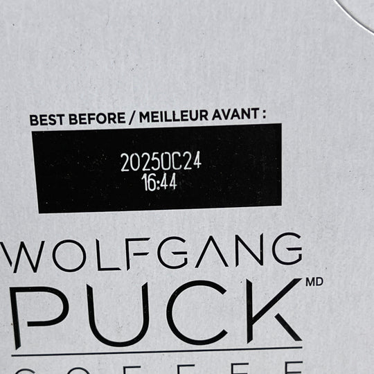 WOLFGANG PUCK (24 PACK) After Dark Decaf Coffee Single Serve Cups BB 10/25