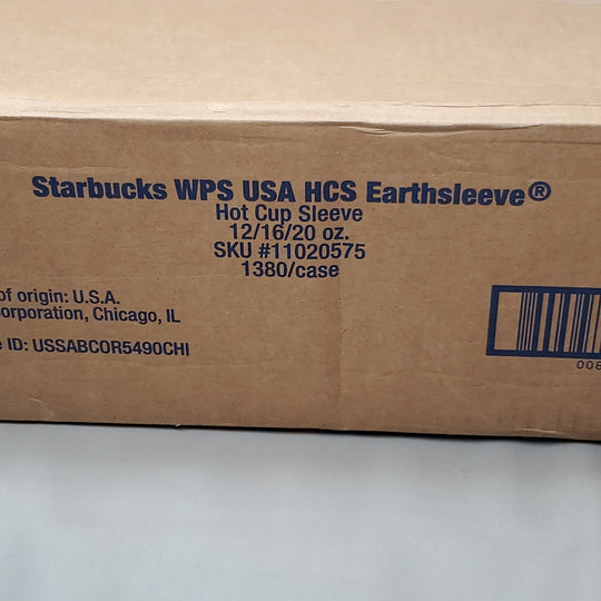 STARBUCKS (1,380 PACK) Hot Cup Sleeves for 12 - 20 oz Cups 11020575