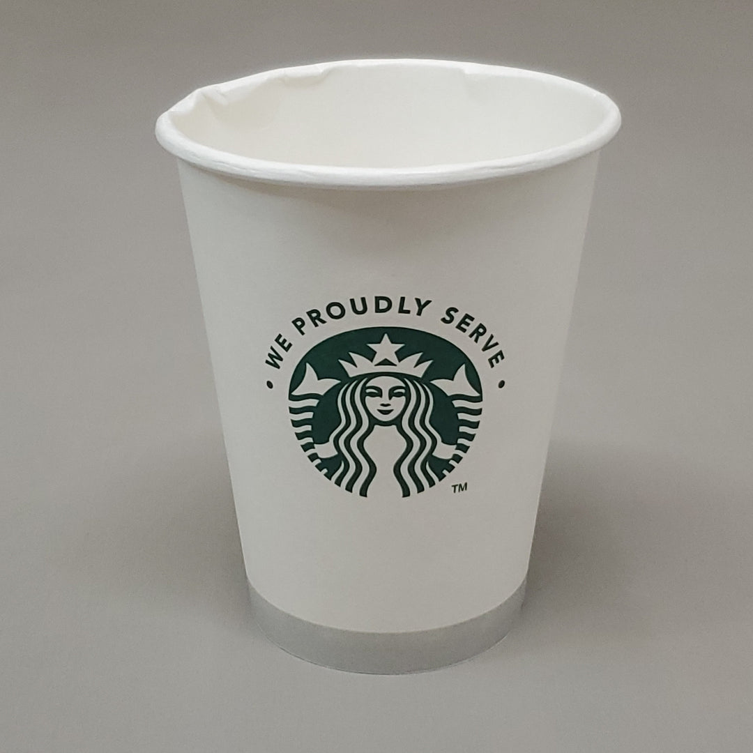 PACTIV EVERGREEN Starbucks (1,000 PACK) of Hot Paper Cups 12 oz 011098806 (New)