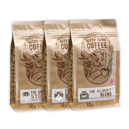 3 Bag Coffee Sampler: Albert, Fezzik, Sydney