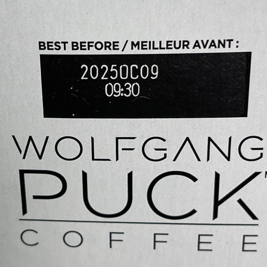 WOLFGANG PUCK (24 PACK) Breakfast in Bed Coffee Single Serve Cups BB 10/25