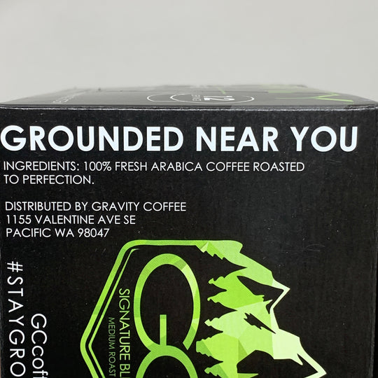 GC COFFEE CO. (24 CUPS) Gravity Medium Roast Coffee Signature Blend 0.39 oz