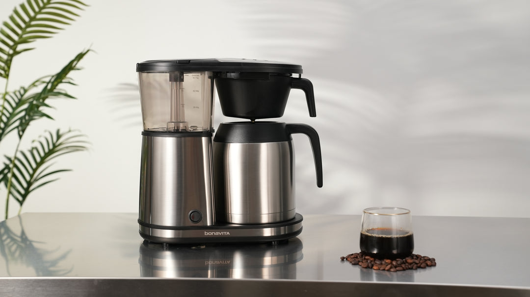 Bonavita Connoisseur 8-Cup Coffee Brewer | SCA-Certified | One-Touch Operation |  Double-Walled Stainless Steel Carafe