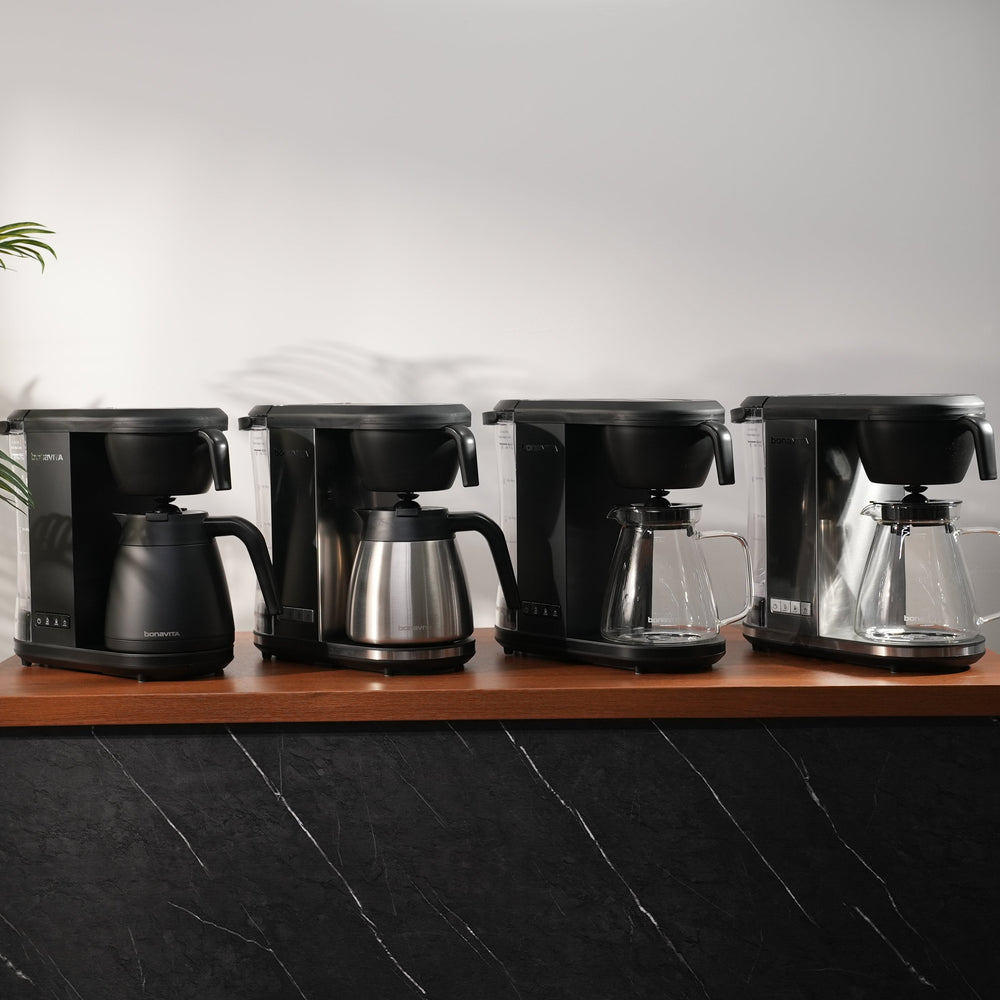 Enthusiast 8-Cup Drip Coffee Brewer with 1.3L Thermal or Glass Carafe