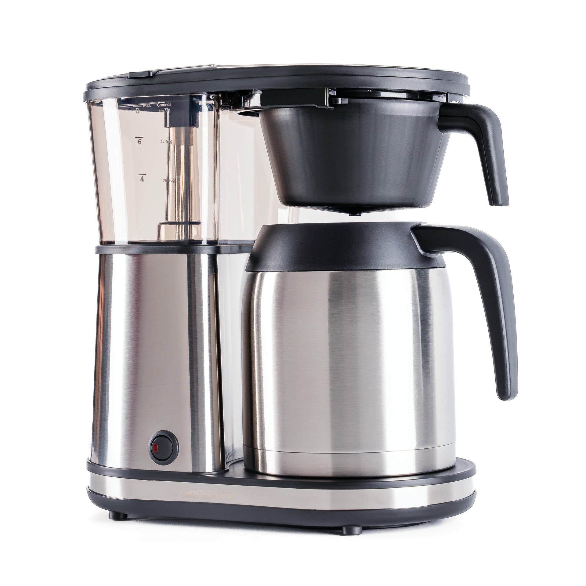 bonavita 8 cup coffee brewer bv1900ts Connoisseur 8-Cup Drip Coffee Brewer One-Touch with Thermal Carafe and  Hanging Basket