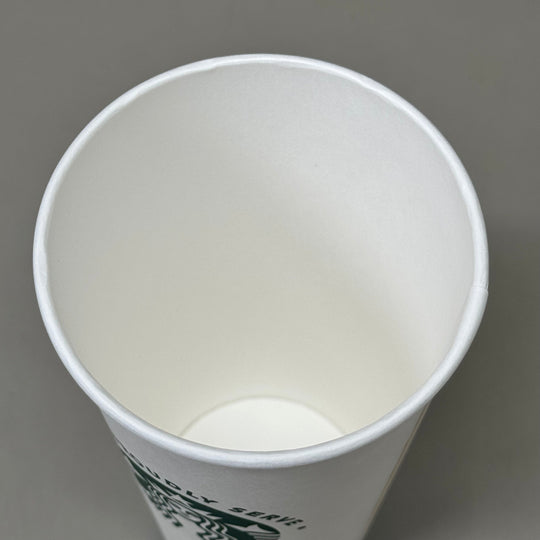 ZA@ PACTIV EVERGREEN Starbucks (600 PACK) Hot Paper Cups 20 oz 011098808 (Distressed Box)