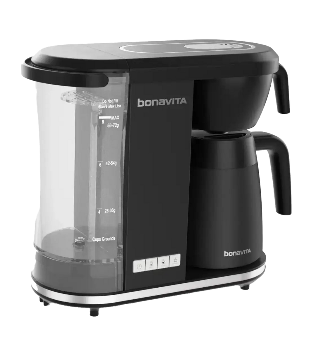 Bonavita Enthusiast 8-Cup Coffee Maker, Stainless Steel Carafe, Matte Black