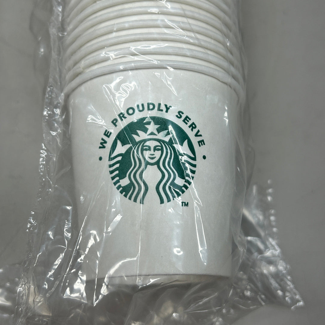 PACTIV EVERGREEN Starbucks (1000 PACK) Paper Cups 4 oz 11095341 (New)