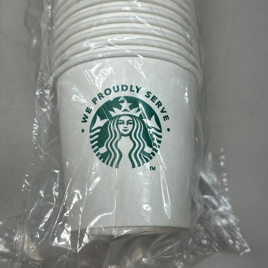 PACTIV EVERGREEN Starbucks (1000 PACK) Paper Cups 4 oz 11095341 (New)