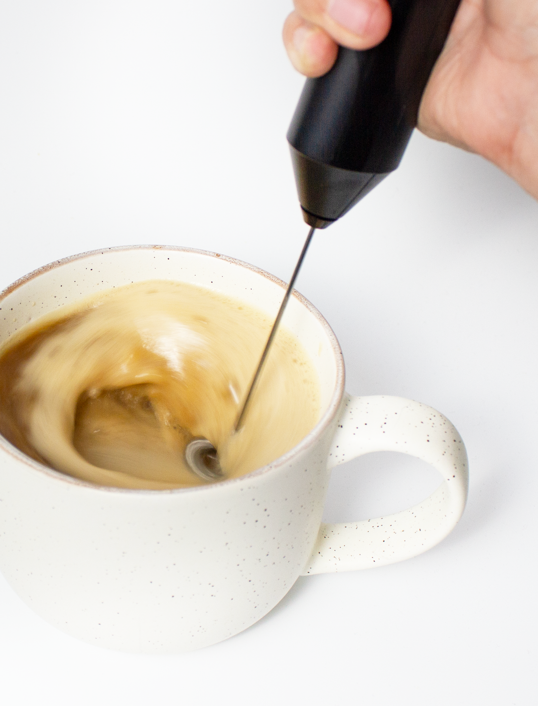 Battery Frother with Case