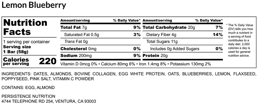 Lemon Blueberry - 12 Pack