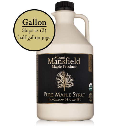 Organic Pure Vermont Maple Syrup- Plastic Jug