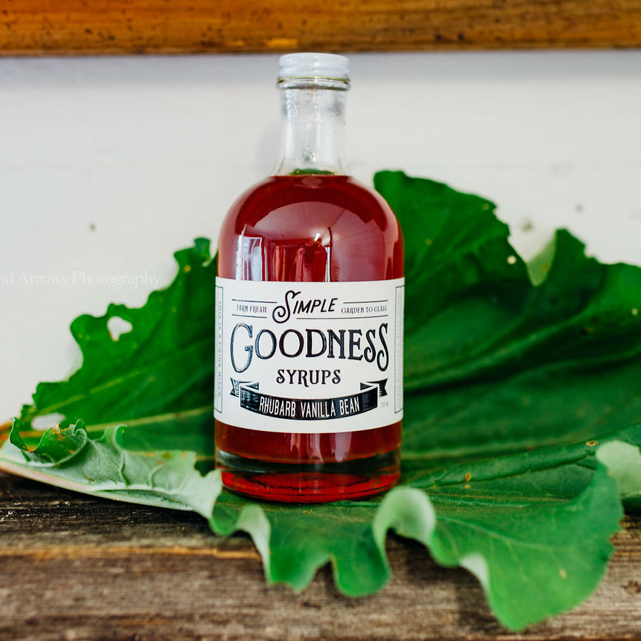 Rhubarb Vanilla Bean Syrup