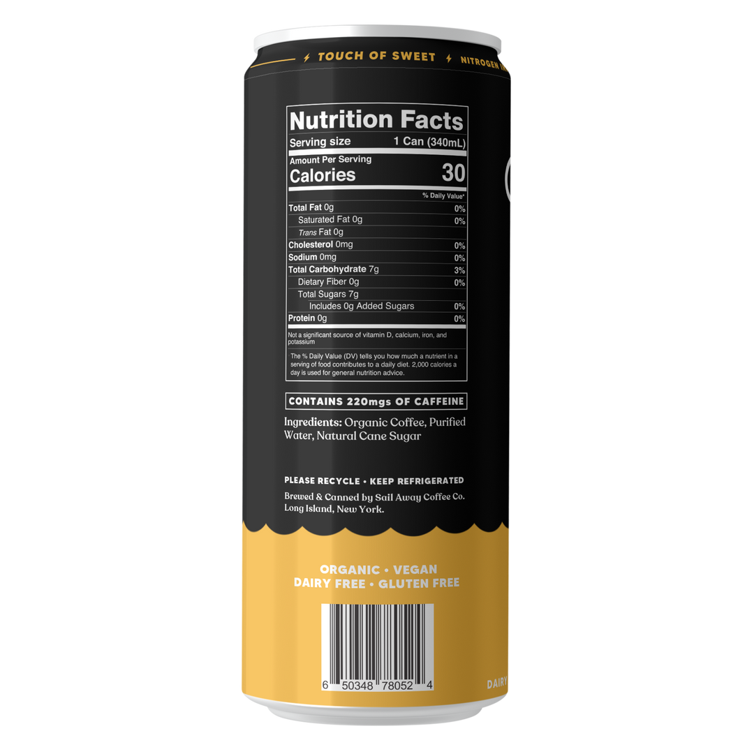 Nitro Cold Brew Coffee (Touch Of Sweet)