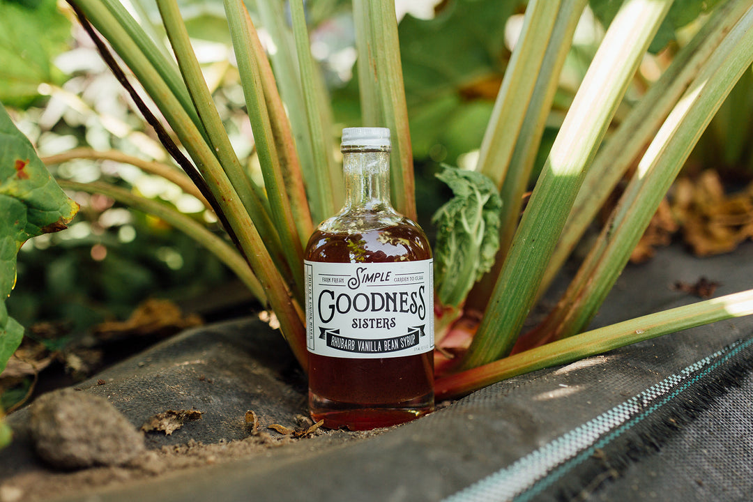 Rhubarb Vanilla Bean Syrup
