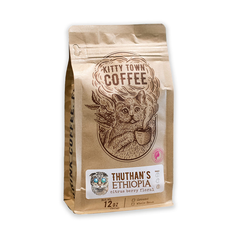 Thuthan's Ethiopia Sidamo: Light Roast Natural Process