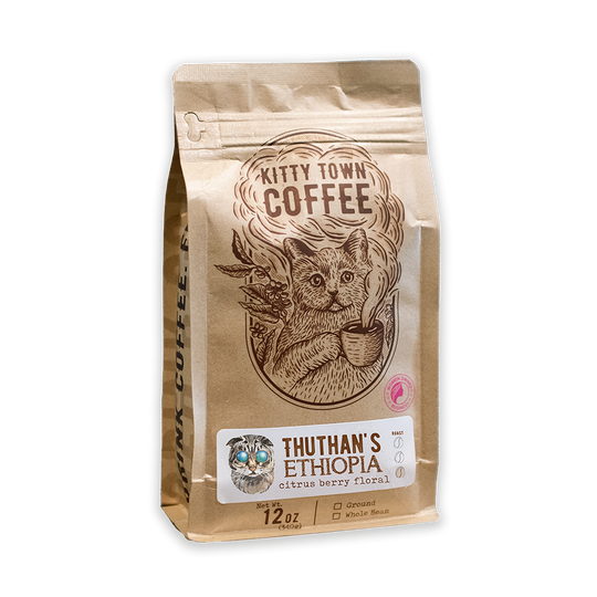 Thuthan's Ethiopia Sidamo: Light Roast Natural Process