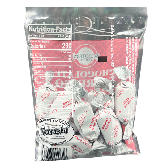 Scooters Coffee Meltaways | Pack of 3 | 4 oz | Baker's Candies