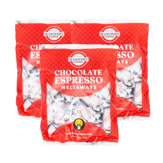 Scooters Coffee Meltaways | Pack of 3 | 4 oz | Baker's Candies