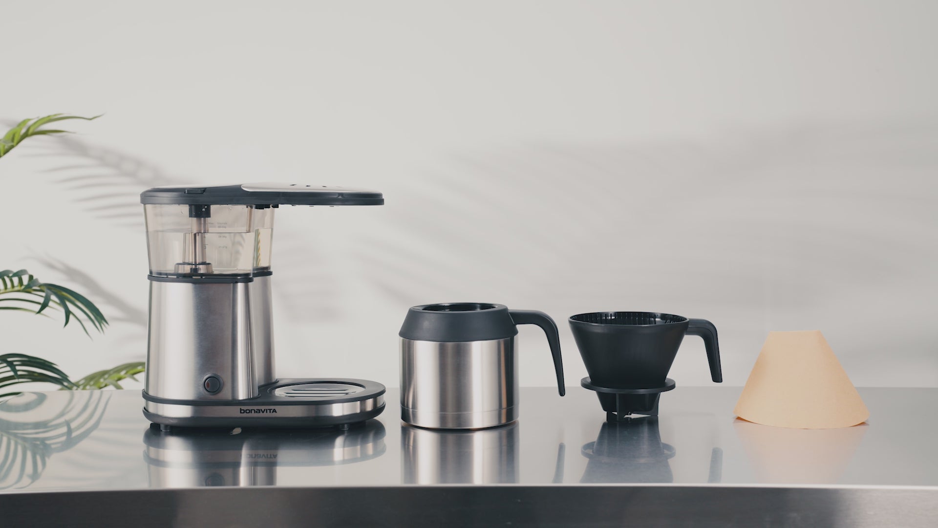 Bonavita 5-Cup Coffee Maker, Thermal Coffee Brewer – Compact Size, Elegant, and Precise, BPA-Free