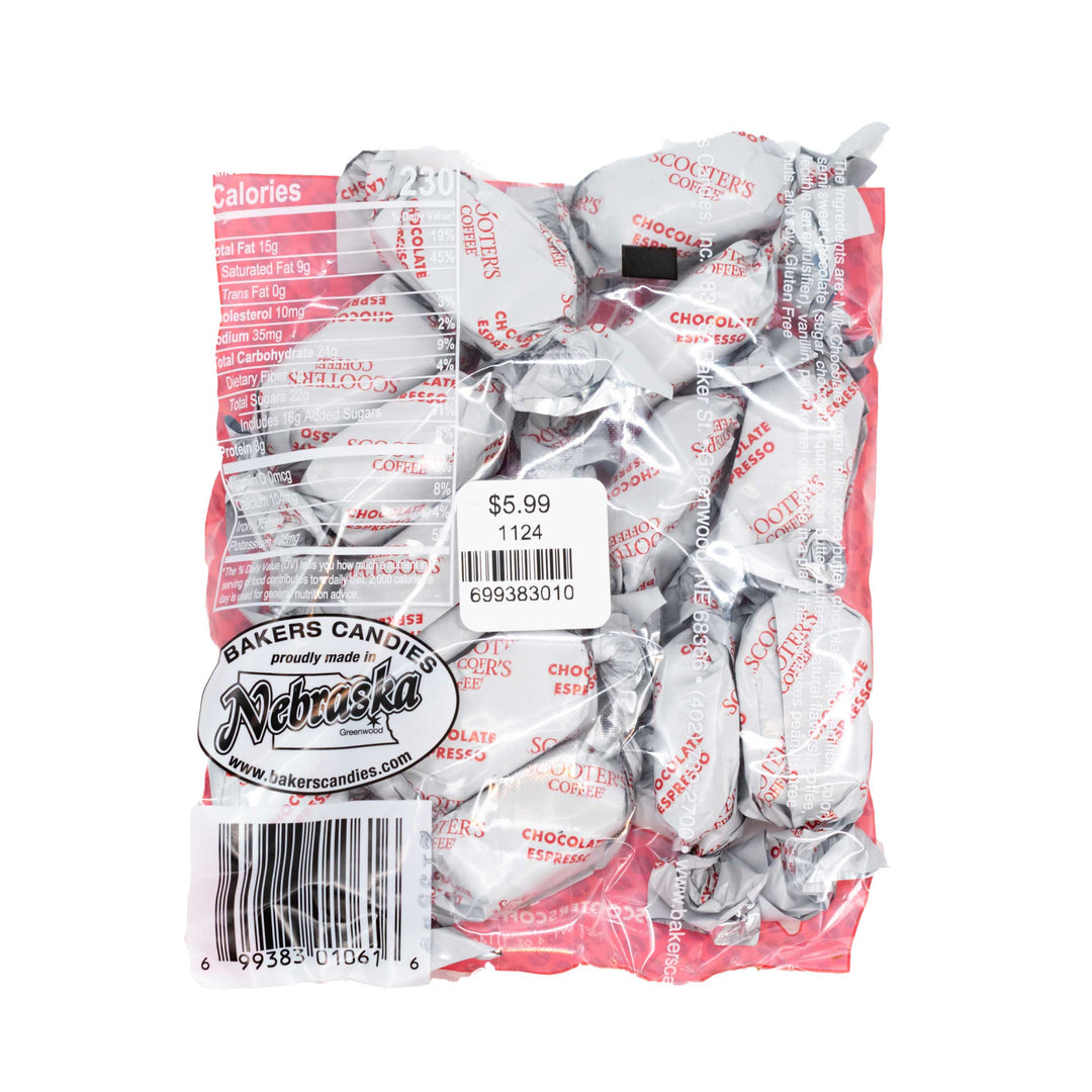 Scooters Coffee Meltaways | Pack of 3 | 4 oz | Baker's Candies